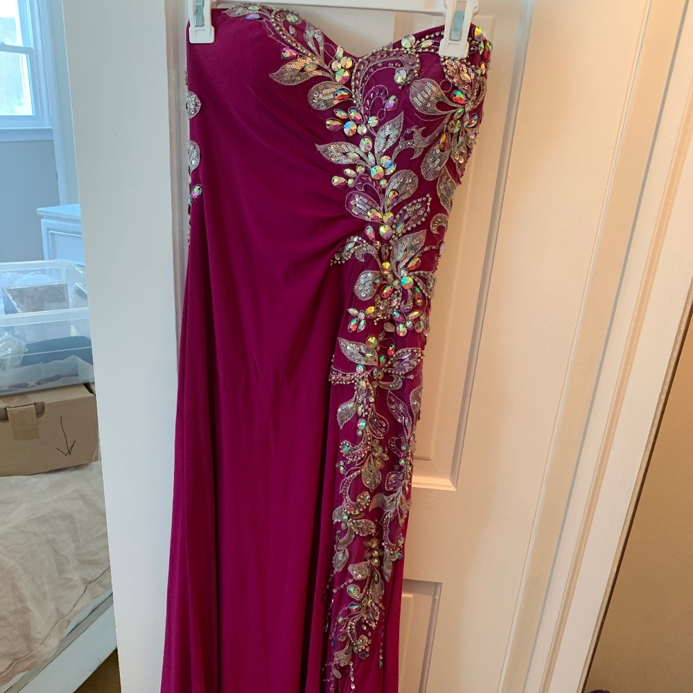 Strapless Prom Dress